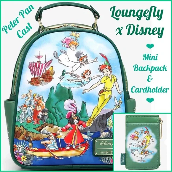 Disney | Bags | Loungefly Disney Peter Pan Neverland Cast  display picture 1